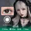 Kyoto Mist Charcoal Black Contact Lenses