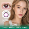 Lavender Haze Frost White Contact Lenses