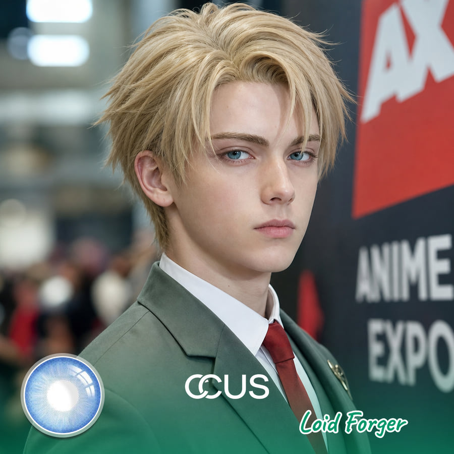 Loid Forger Cosplay Contact Lenses - Blue | Ccus Eyewear