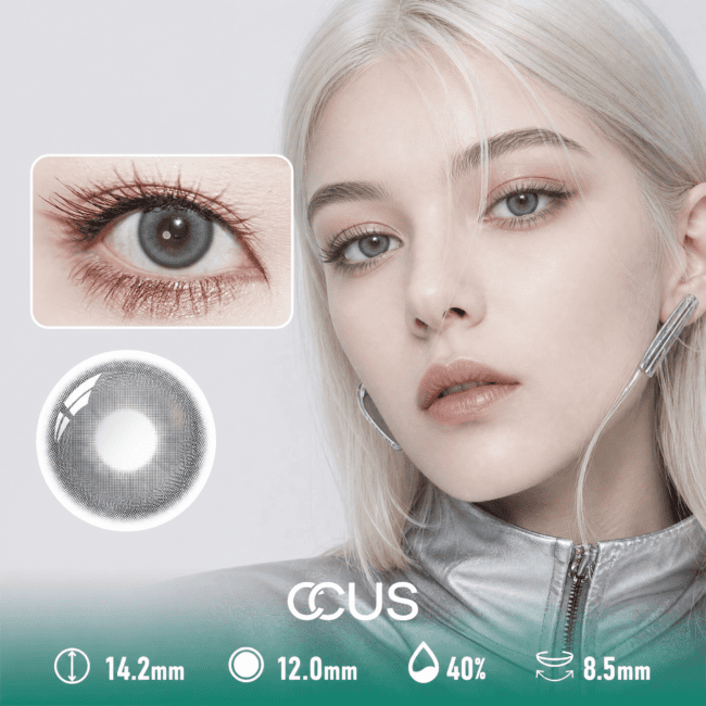 Nebula Velvet Grey Contact Lenses