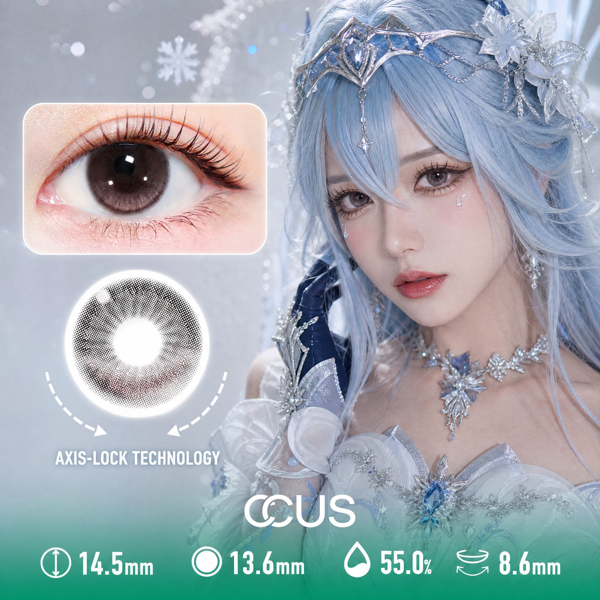 Neon Pink Party Contact Lenses