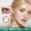Rosewater Dusk Brown Contact Lenses