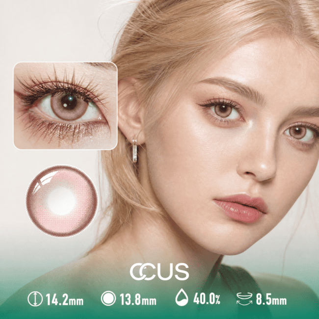 Rosewater Dusk Brown Contact Lenses