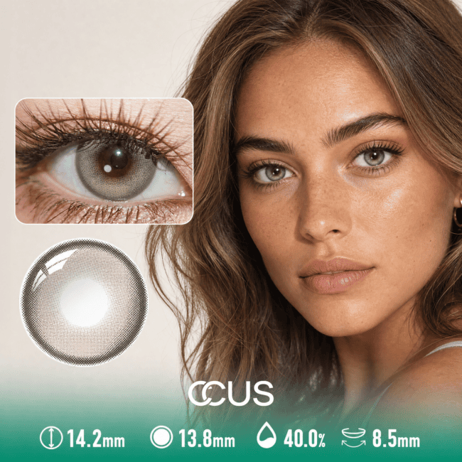 Satin Mirage Smoke Grey Contact Lenses