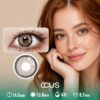Smoky Taupe Amber Brown Contact Lenses