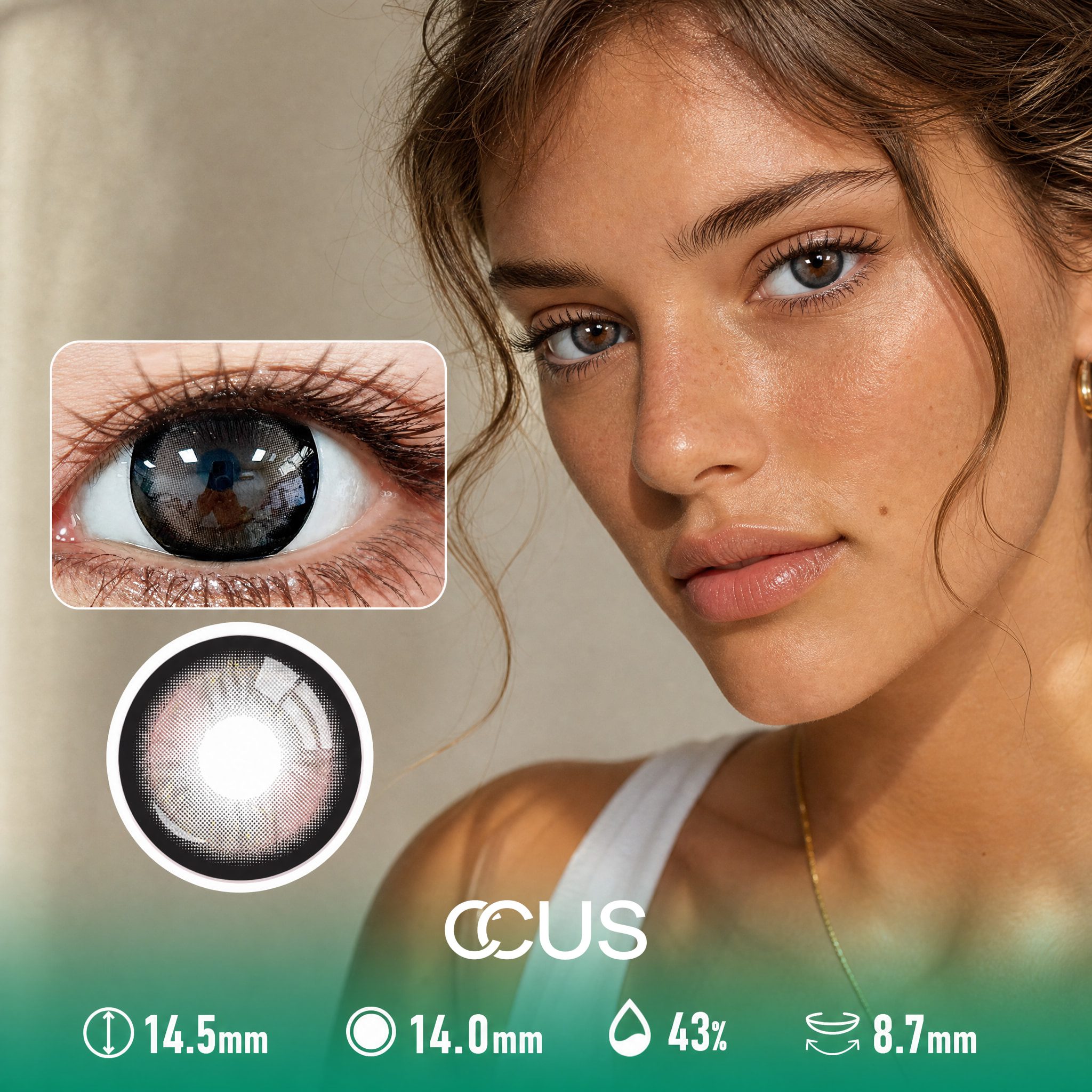 Velvet Nocturne Charcoal Black Contact Lenses - Ccus Eyewear · Premium Colored Contacts Velvet Nocturne Charcoal Black Contact Lenses