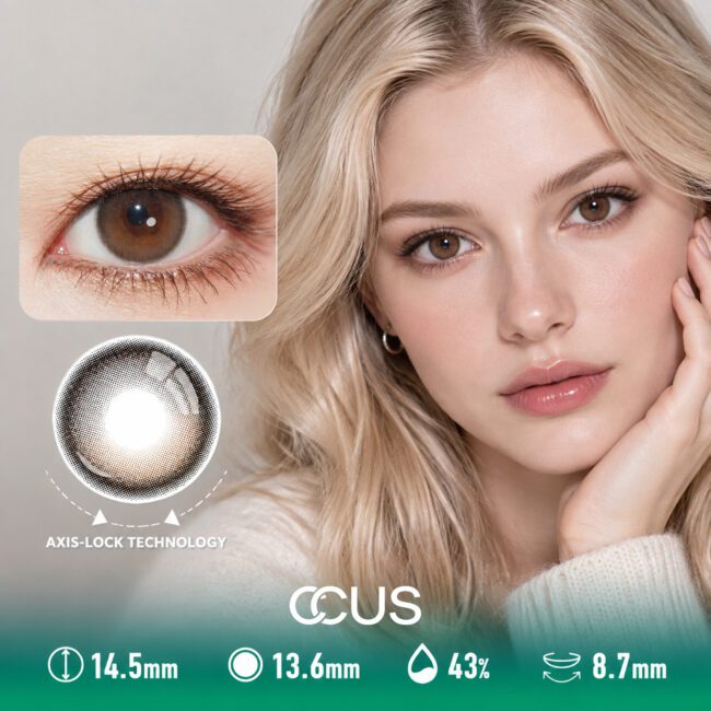 Venice Honey Olive Brown Contact Lenses