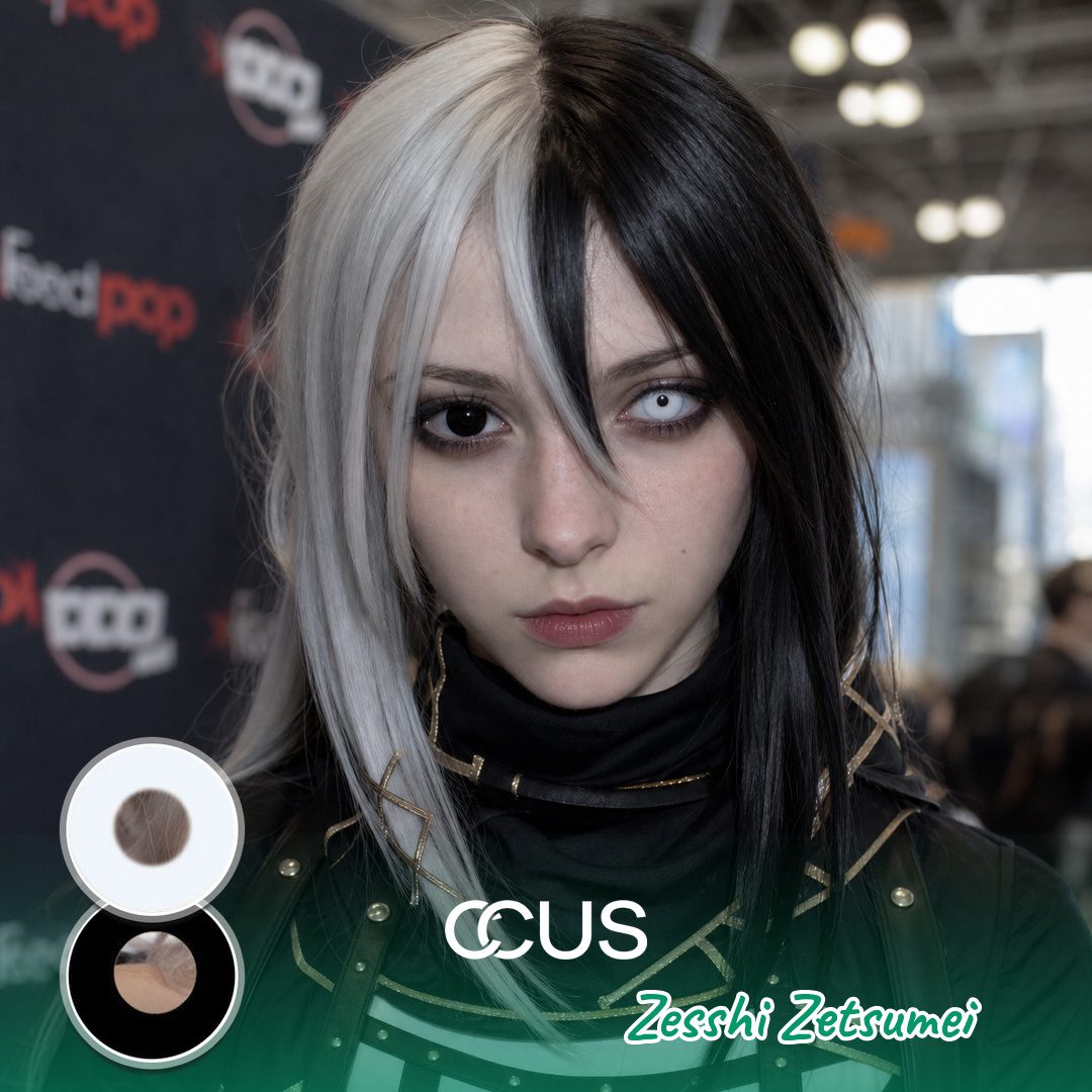 Zesshi Zetsumei Cosplay Heterochromia Contact Lenses - Ccus Eyewear · Premium Colored Contacts Zesshi Zetsumei Cosplay Heterochromia Contact Lenses | Ccus Eyewear