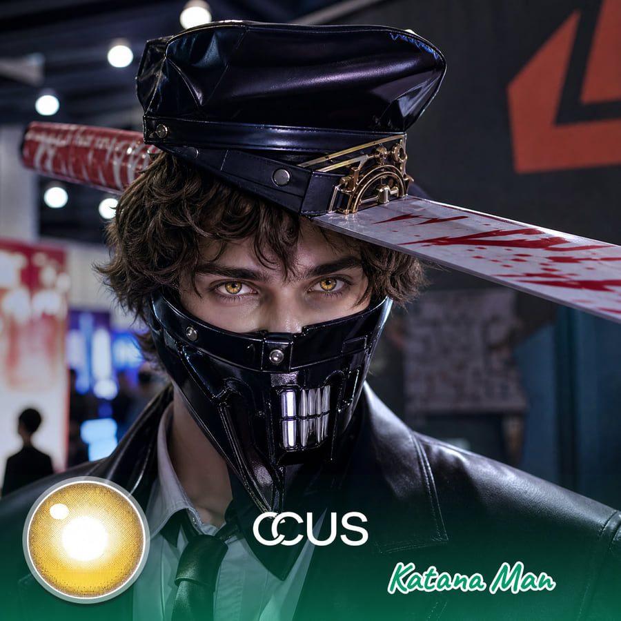 Csm : Katana Man Cosplay Contact Lenses | Ccus Eyewear