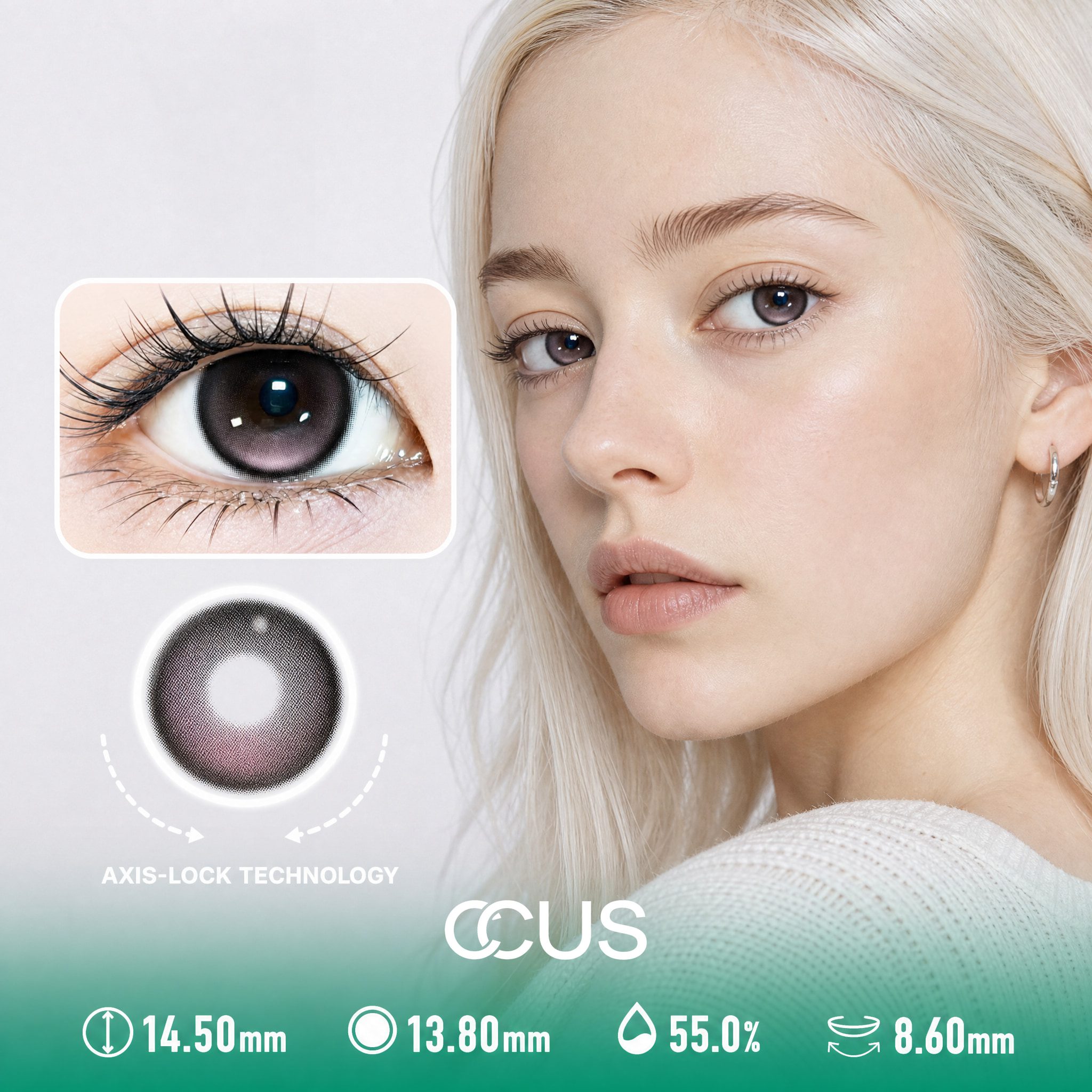Dawn Blush Pink Contact Lenses