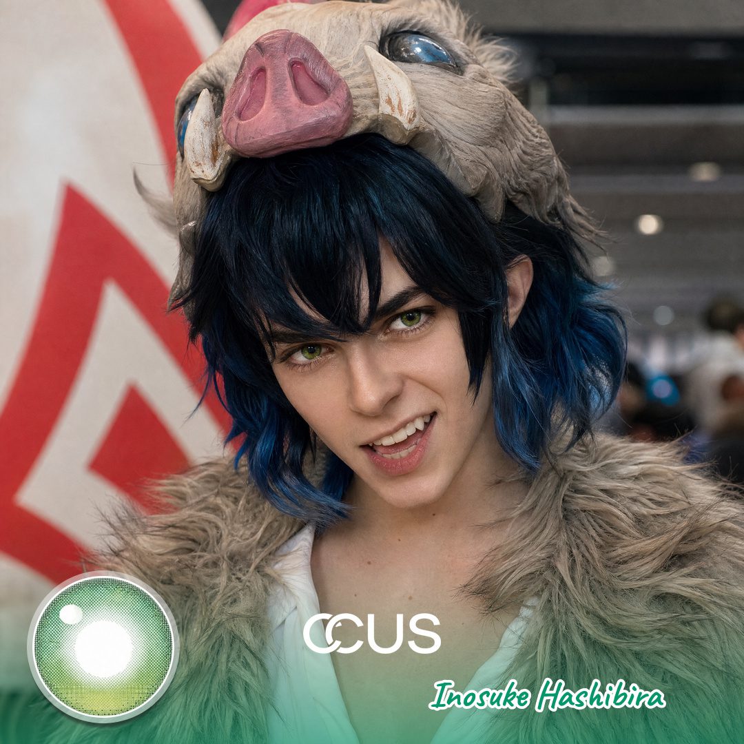 Inosuke Hashibira Cosplay Contacts | CCUS Eyewear