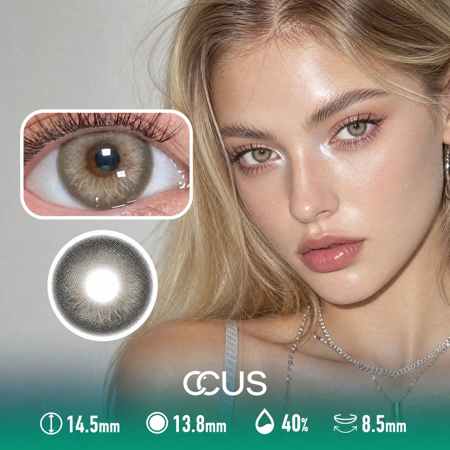 Dial-Up Cocoa Brown Contact Lenses