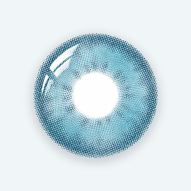 Eclipse Blue Contact Lenses Detail