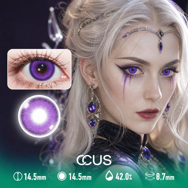 Ethereal Purple Contact Lenses