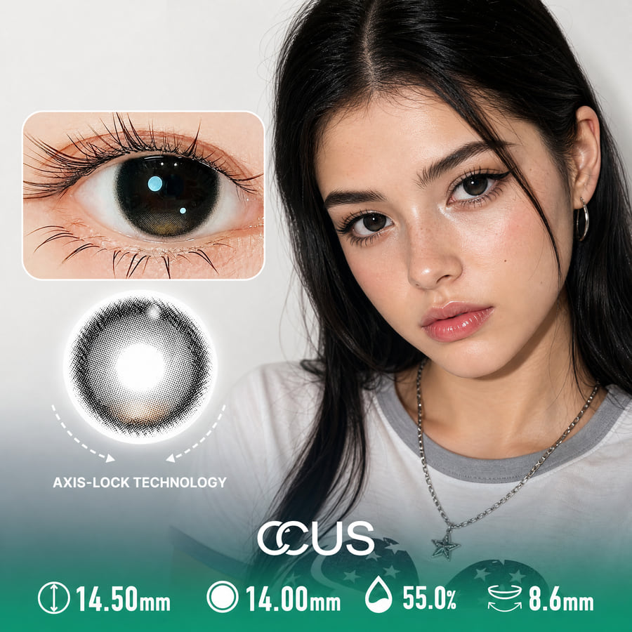 Flashbulb Jet Onyx Black Contact Lenses - image 1