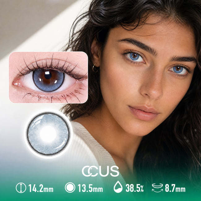 Glass Dawn Blue Contact Lenses