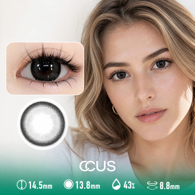 Glass Equinox Silver Contact Lenses
