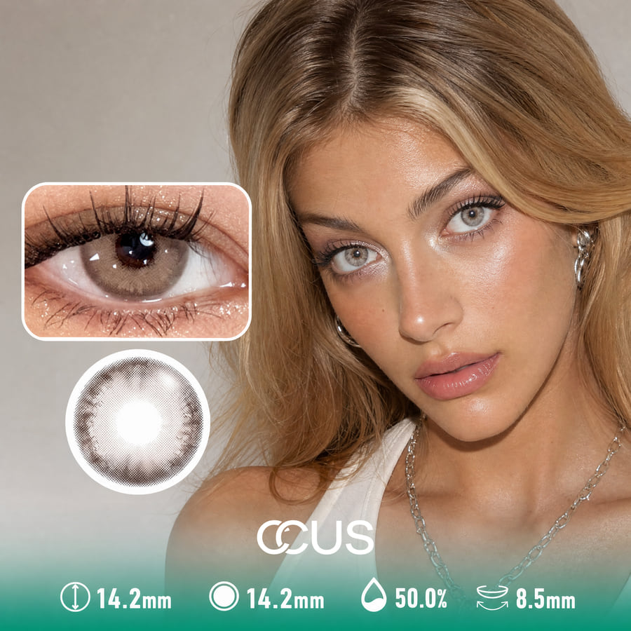Glass Haze Brown Contact Lenses