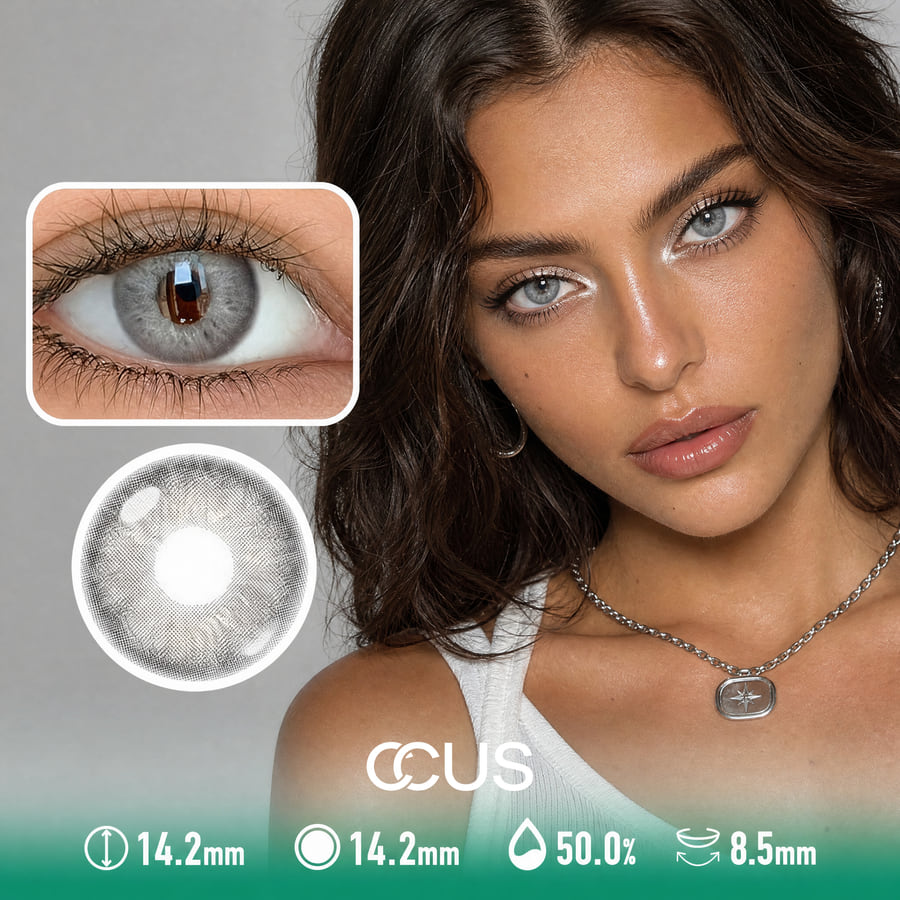 Kyoto Radiant Grey Contact Lenses
