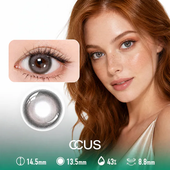 Evening Veil Rose Grey Contact Lenses