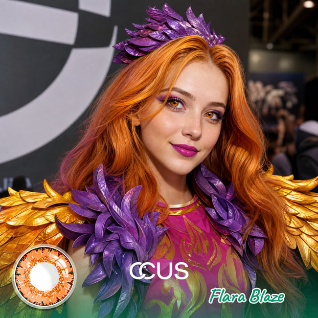 Flara Blaze Cosplay Contact Lenses | CCUS Eyewear