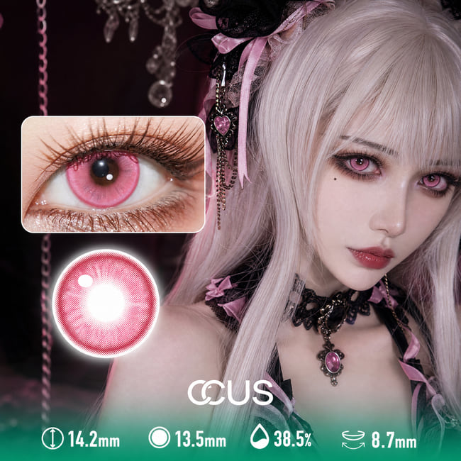 Nebula Pink Contact Lenses