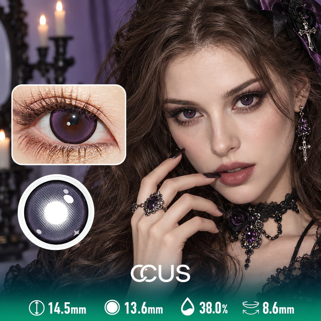 Nebula Purple Contact Lenses