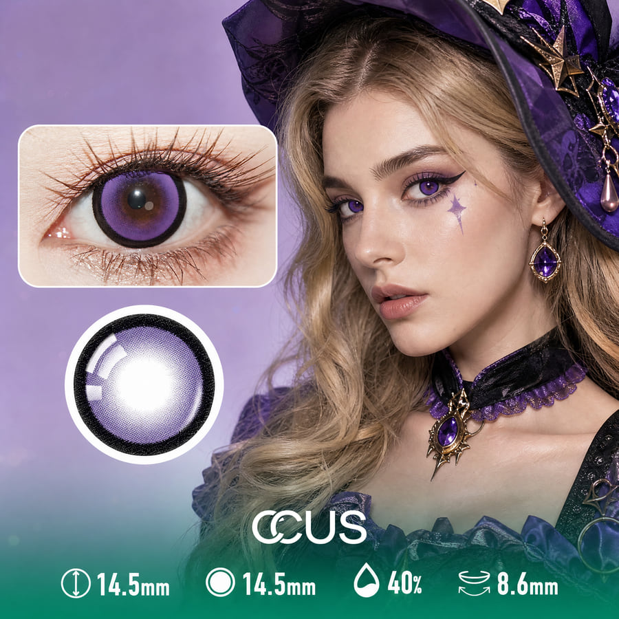 Nocturne Purple Contact Lenses
