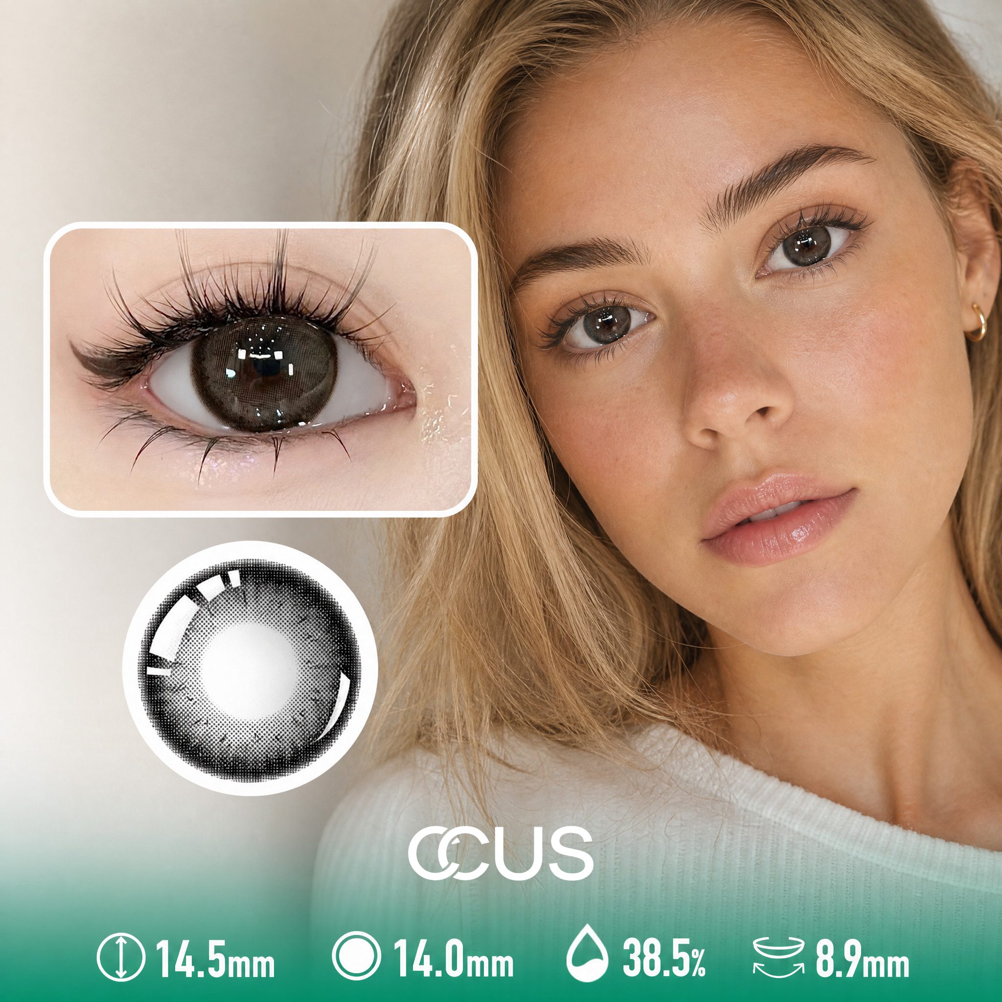 Onyx Morning Black Contact Lenses