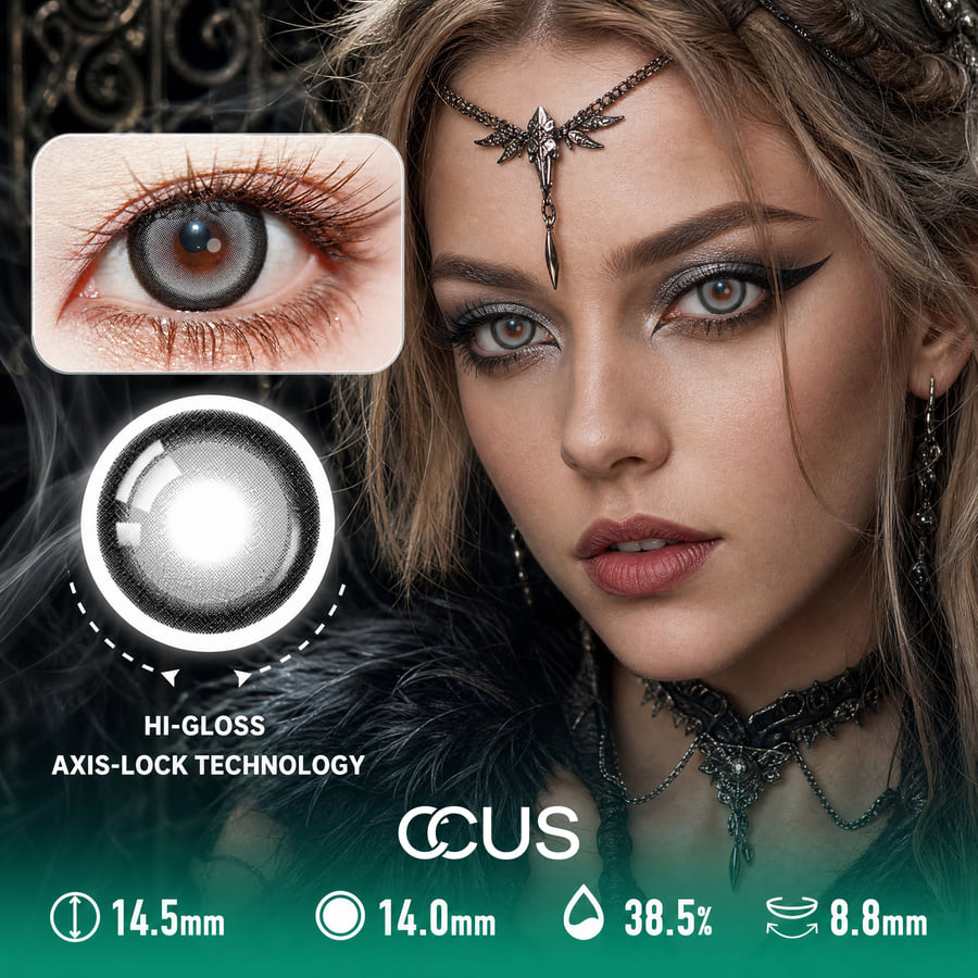 Phantom Grey Contact Lenses