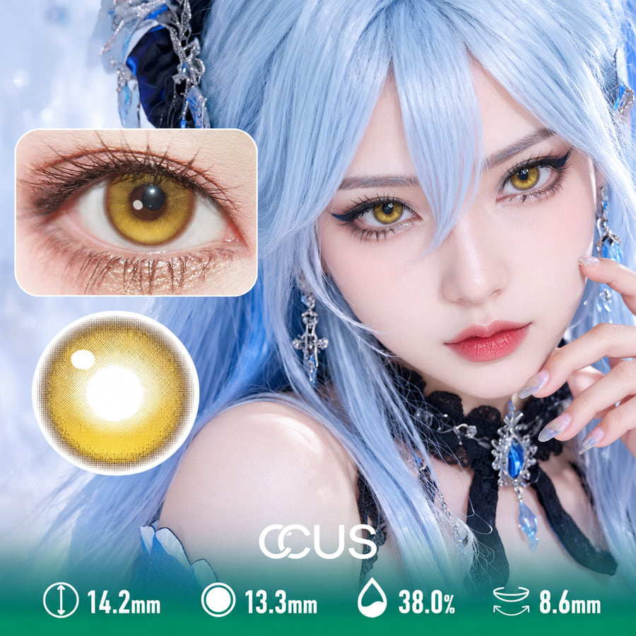 Phantom Yellow Contact Lenses