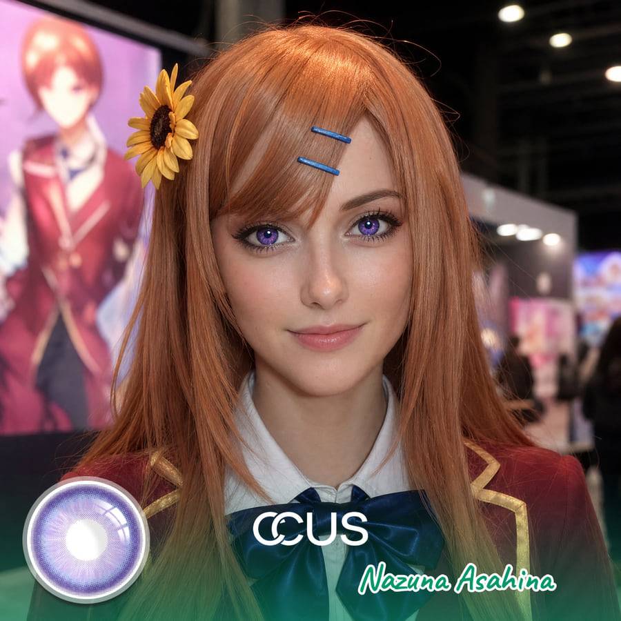 Cote : Nazuna Asahina Cosplay Contact Lenses - Ccus Eyewear · Premium Colored Contacts Nazuna Asahina Cosplay Contact Lenses | Ccus Eyewear