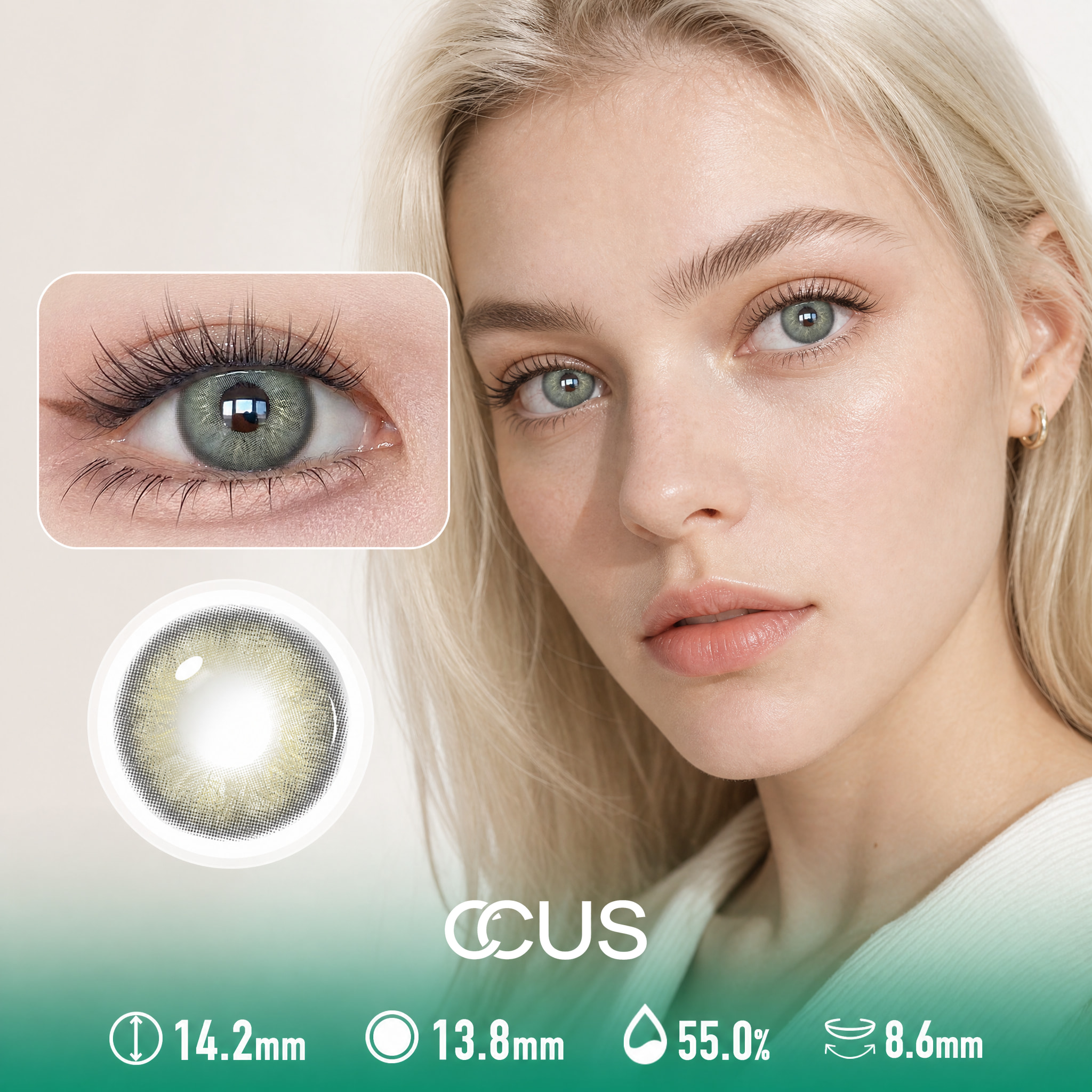 Sage Gold Contact Lenses