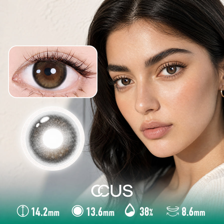 Smoky Ink Black Contact Lenses