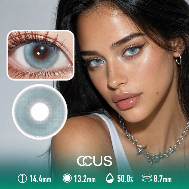 Snow Globe Ice Blue Contact Lenses