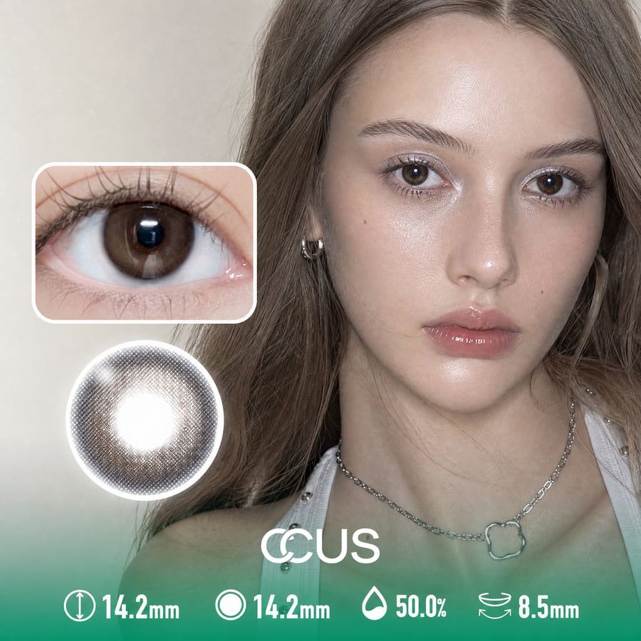 Soft Focus Mocha Brown Contact Lenses