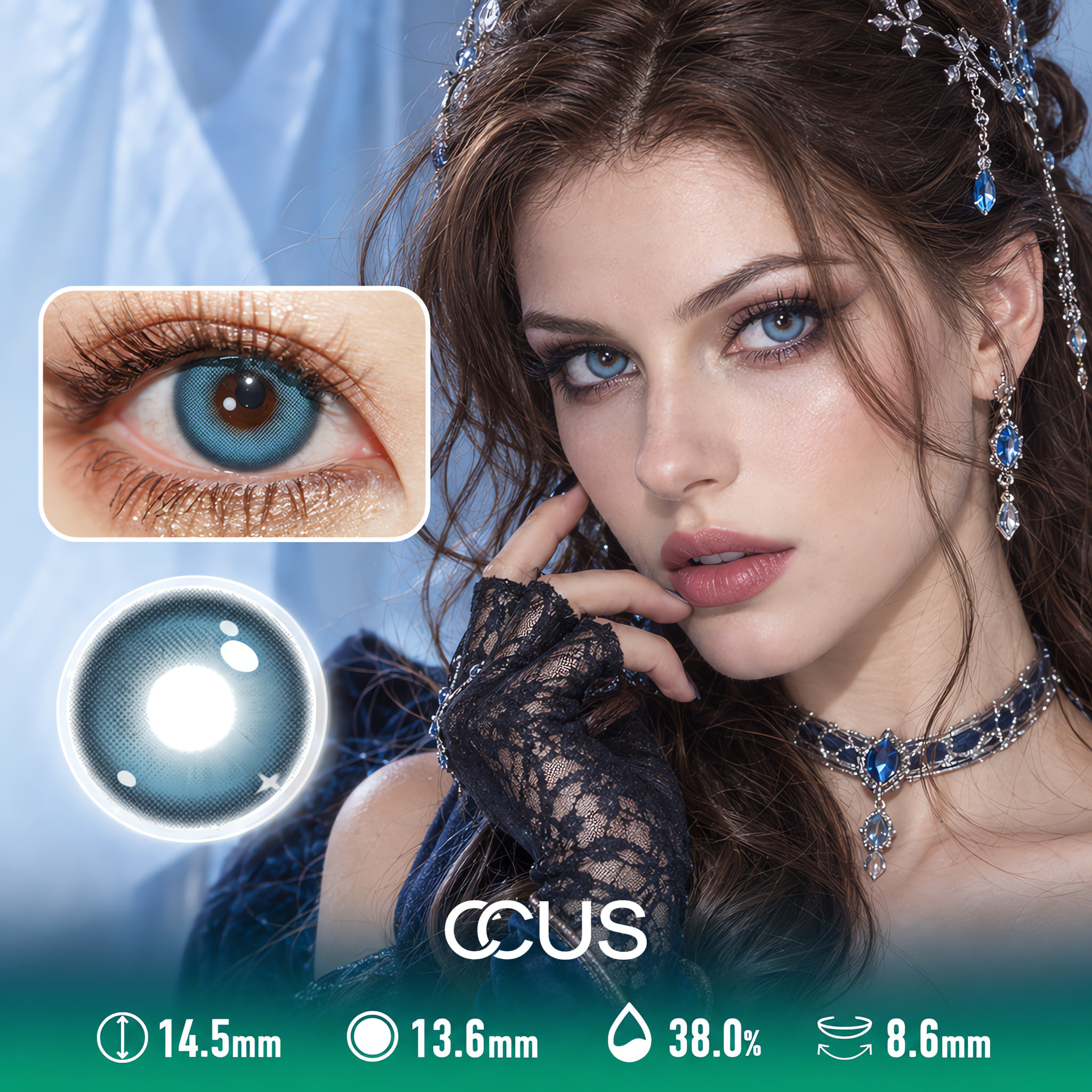 Twilight Blue Contact Lenses