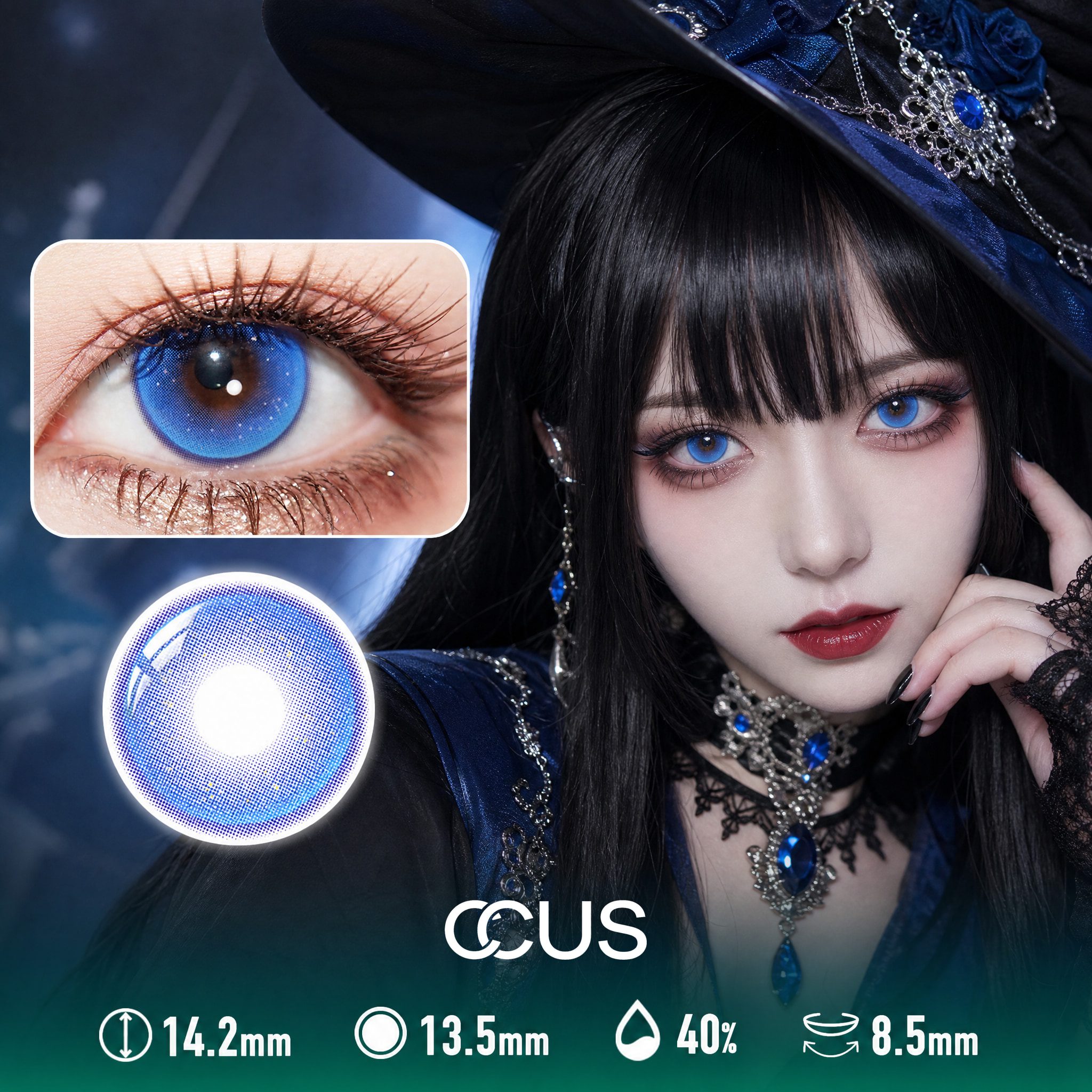 Twilight Blue Contact Lenses