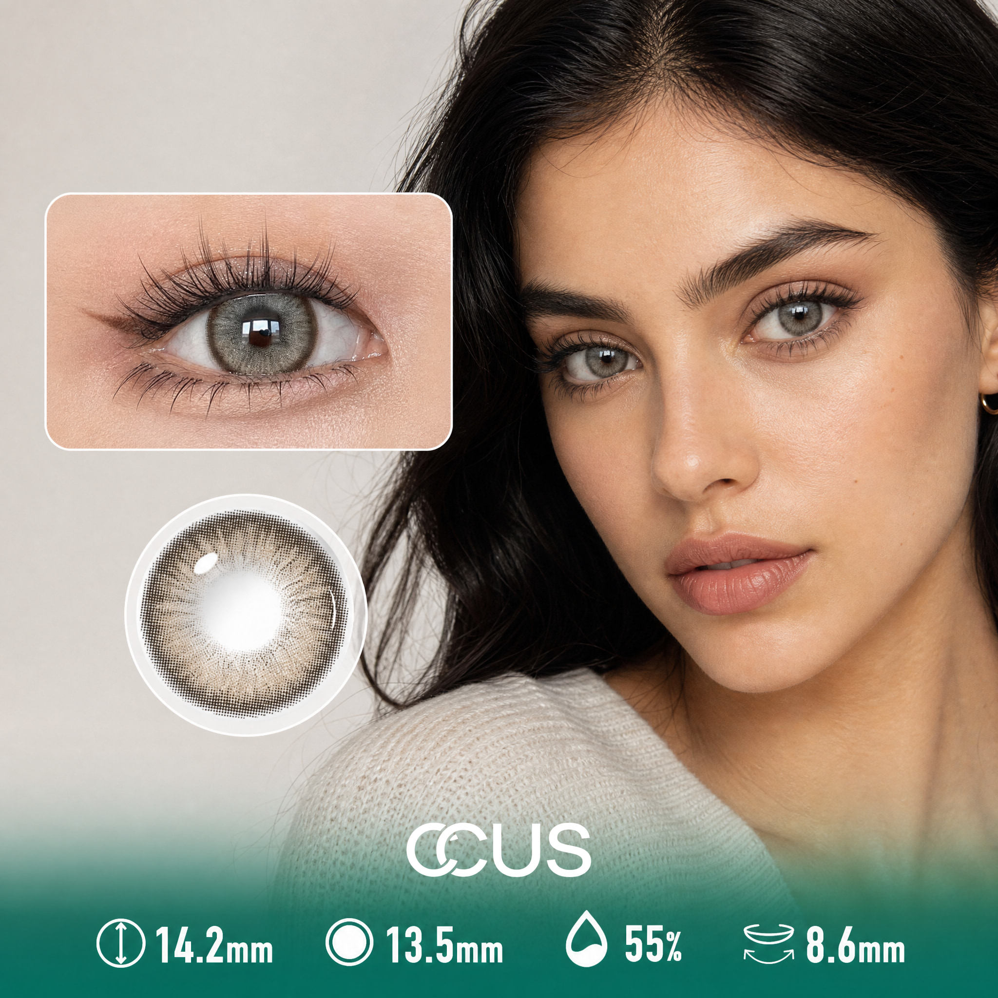 Vienna Dawn Toffee Brown Contact Lenses