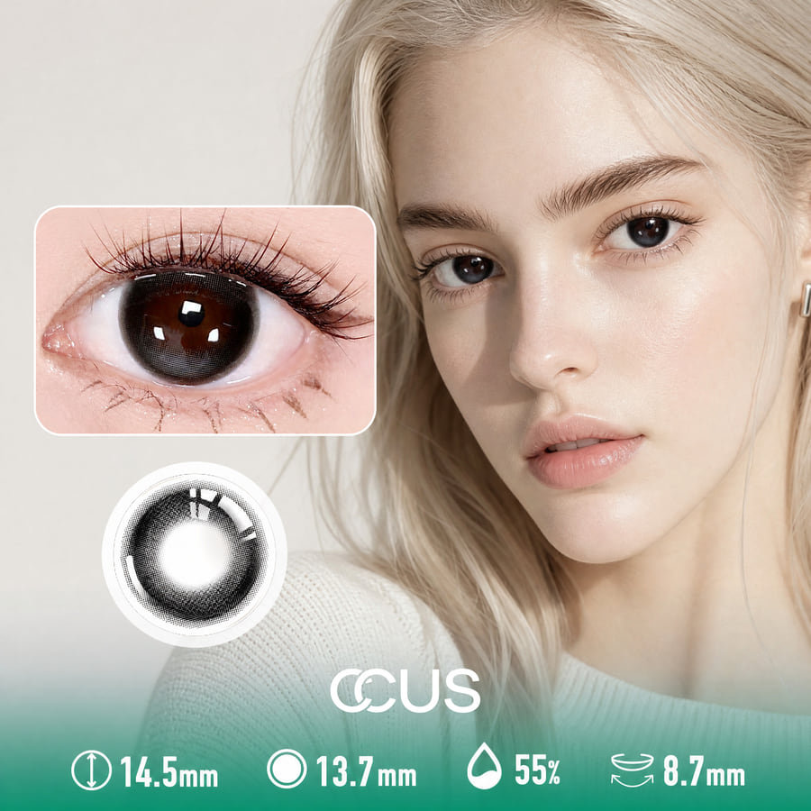 Whisper Moon Dark Brown Contact Lenses